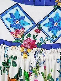 Tiles Darls Tiered Maxi Dress