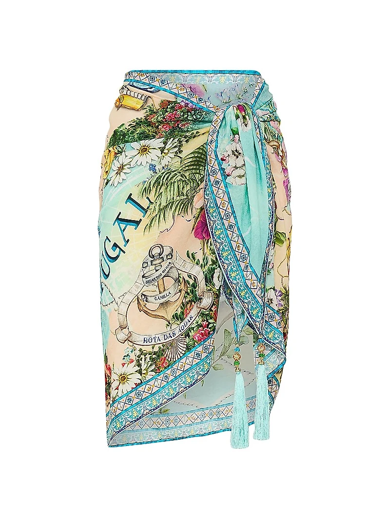 Just Coasting Short Tassel Sarong