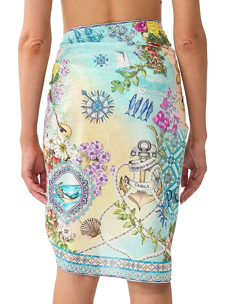 Just Coasting Short Tassel Sarong