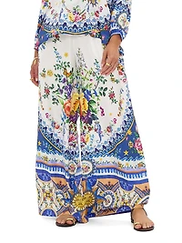 Tiles Darls Silk Printed Pants