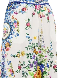 Tiles Darls Silk Printed Pants