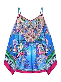 Spirit Of Santa Maria Drop-Shoulder Romper