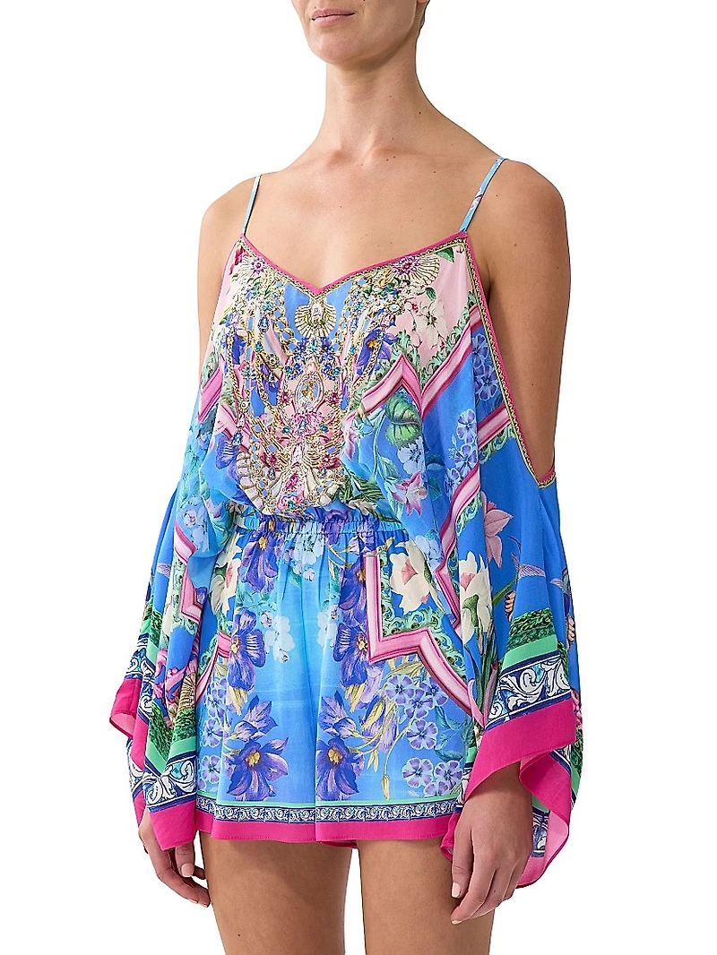 Spirit Of Santa Maria Drop-Shoulder Romper