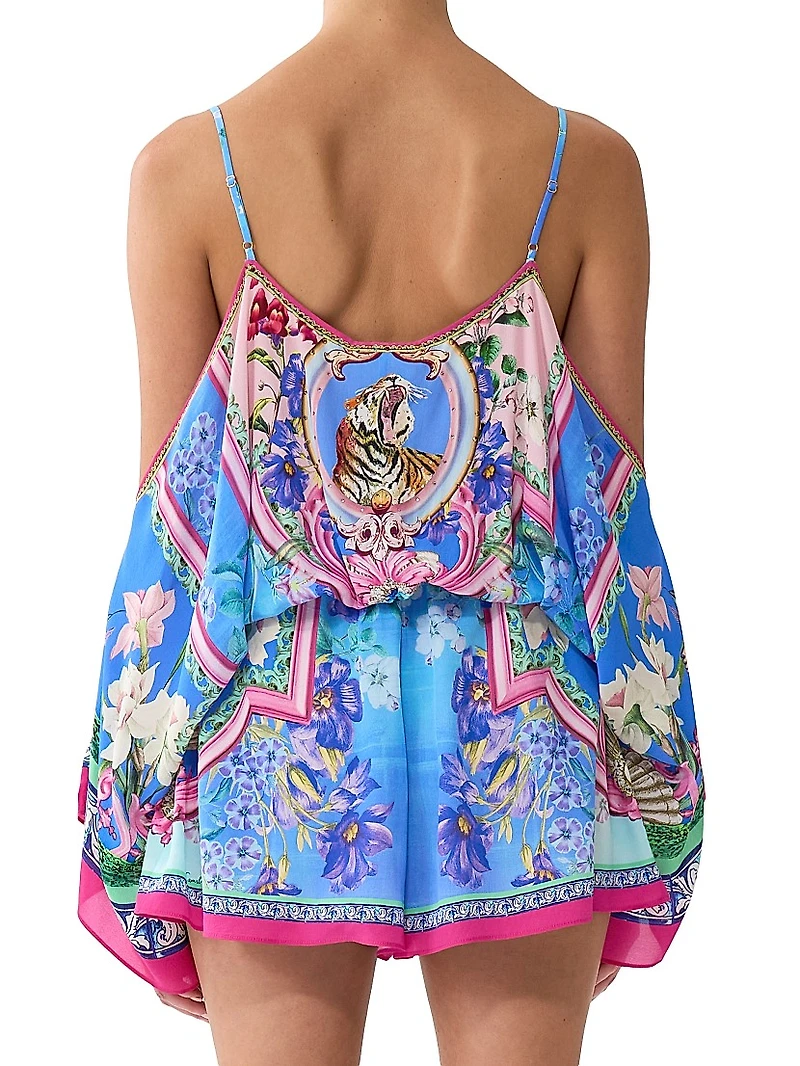 Spirit Of Santa Maria Drop-Shoulder Romper