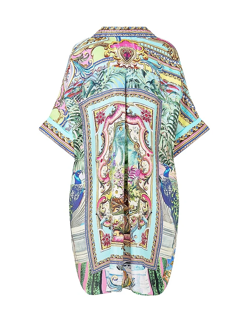 Spirit of Santa Maria Oversized Silk Tunic