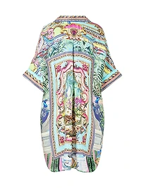 Spirit of Santa Maria Oversized Silk Tunic