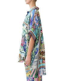 Spirit of Santa Maria Oversized Silk Tunic