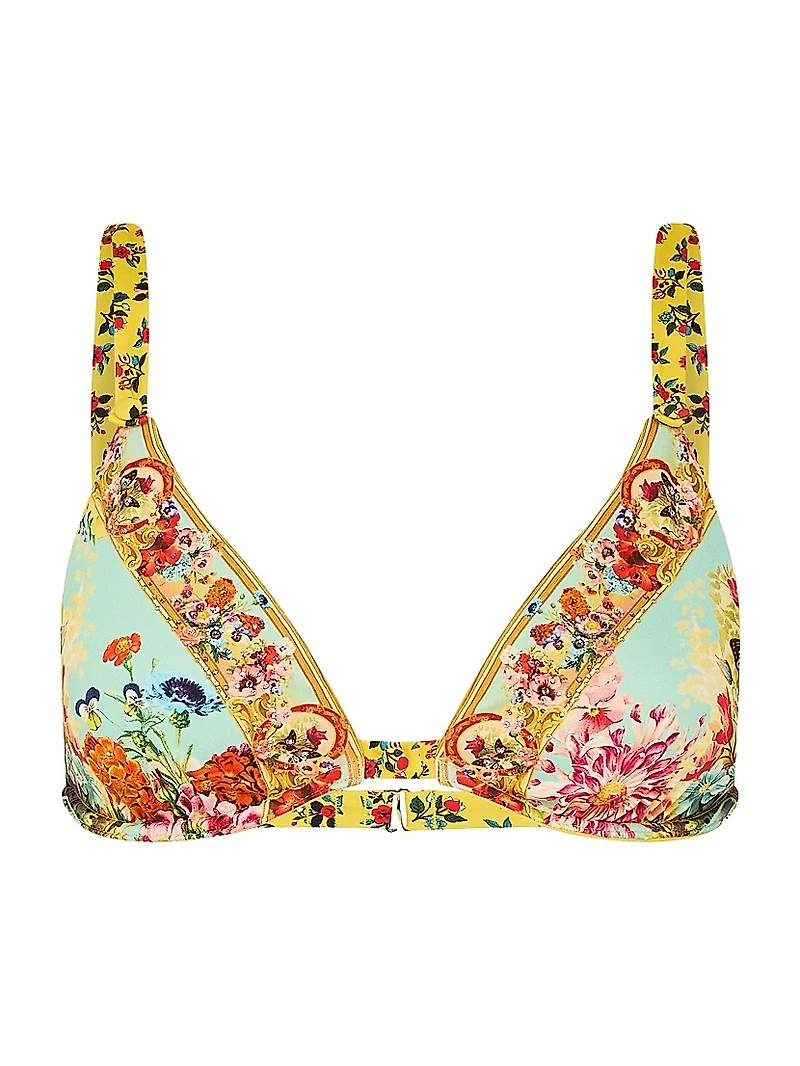 Aromatic Tiger Flower Underwire Bra