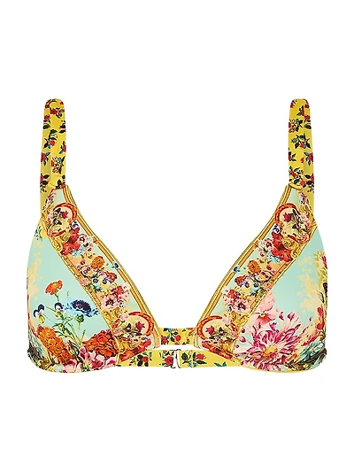 Aromatic Tiger Flower Underwire Bra