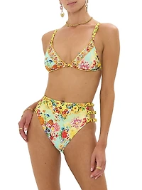 Aromatic Tiger Flower Underwire Bra