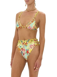 Aromatic Tiger Flower Underwire Bra