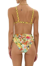 Aromatic Tiger Flower Underwire Bra