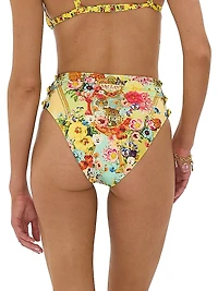 Aromatic Tiger Flower High-Waist Bottom