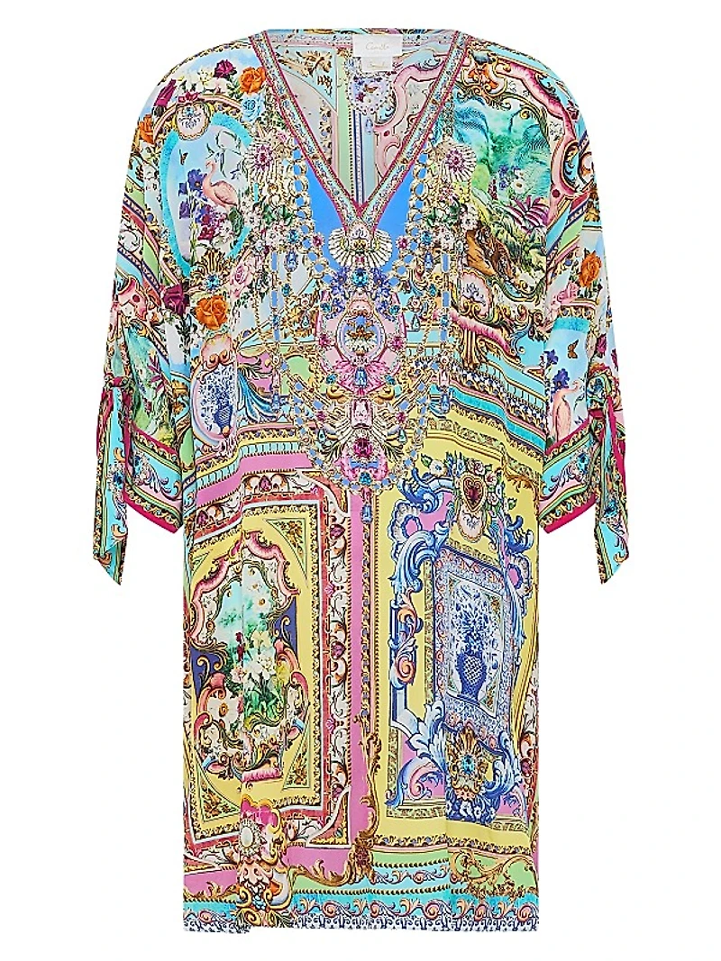 Spirit Of Santa Maria Kaftan Minidress