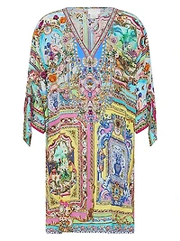 Spirit Of Santa Maria Kaftan Minidress