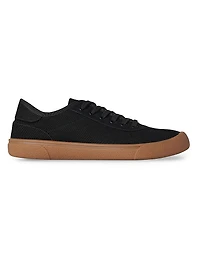 Linen-Blend Low-Top Sneakers