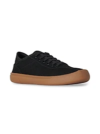 Linen-Blend Low-Top Sneakers