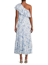 Mayella One-Shoulder Midi-Dress