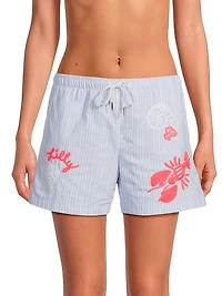 Croix Cotton Drawstring Shorts