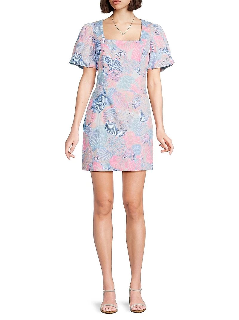 Kalinara Stretch-Cotton Skirted Romper