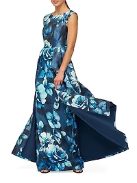 Kate Floral Pleated Gown