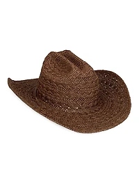 X Phoenix Woven Paper Cowboy Hat
