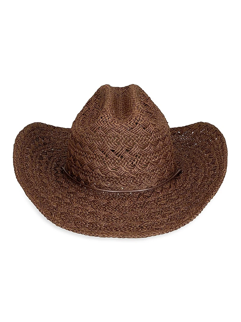 X Phoenix Woven Paper Cowboy Hat