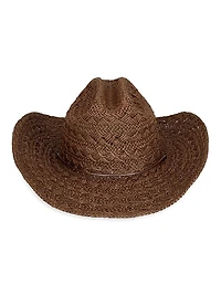 X Phoenix Woven Paper Cowboy Hat