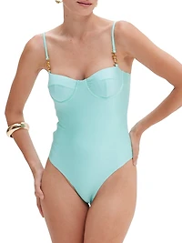 Lagoa Monogram One-Piece Swimsuit