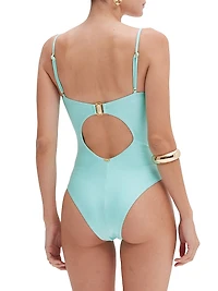 Lagoa Monogram One-Piece Swimsuit