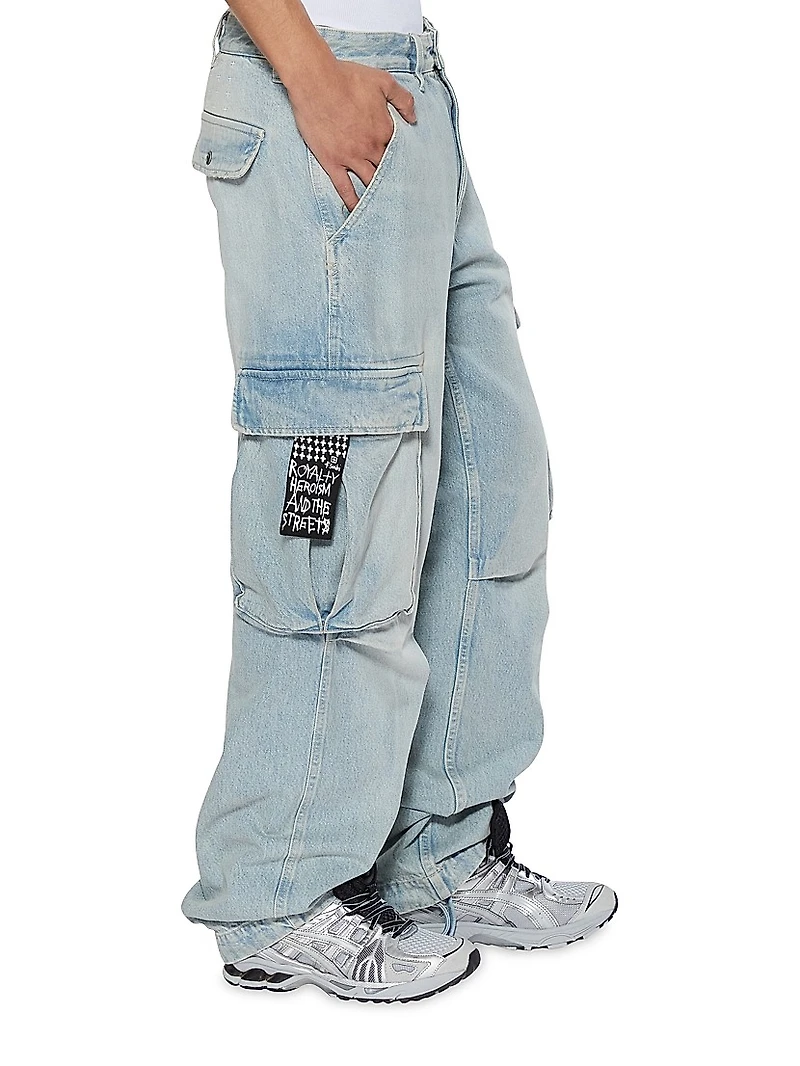Riot Paragon Denim Cargo Pants