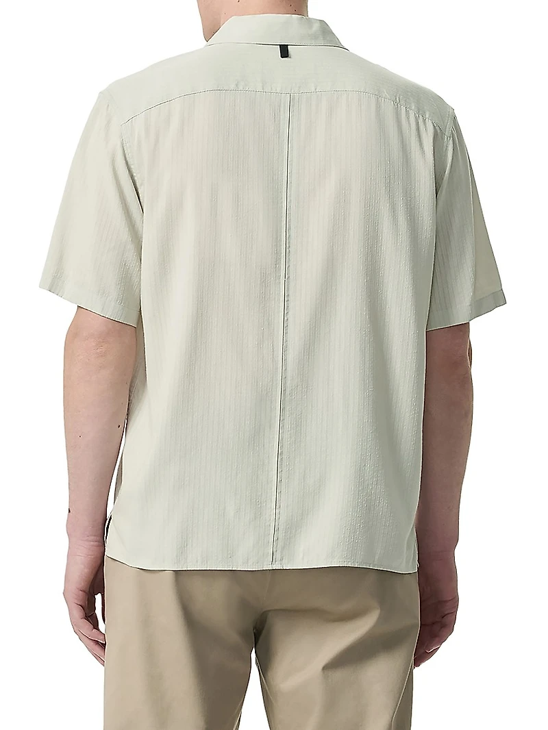 Dalton Dobby Short-Sleeve Shirt