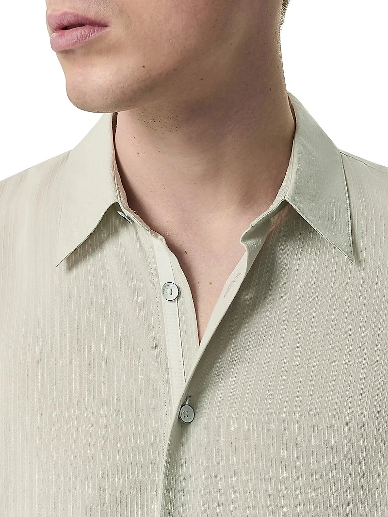 Dalton Dobby Short-Sleeve Shirt