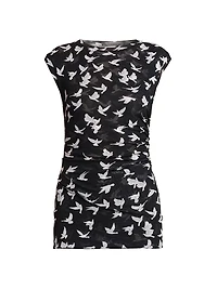 Flying Bird Haze Mesh Top