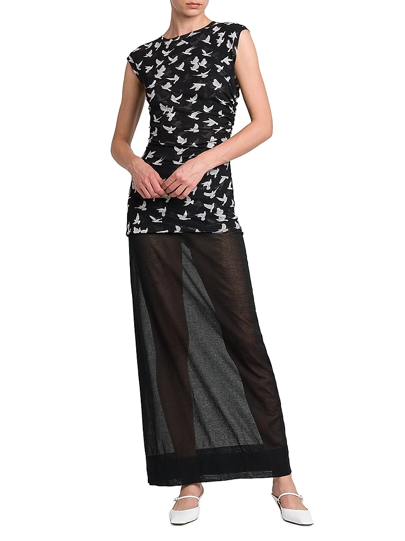 Flying Bird Haze Mesh Top