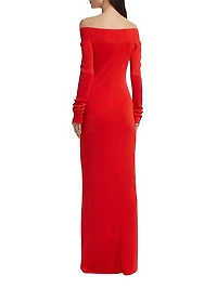 Light Fine-Knit Maxi Dress