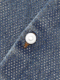 Hotfix Denim Button-Front Oversized Shirt