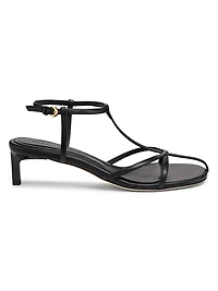 Tee Leather Sandals
