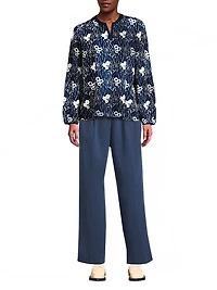 Dixie Floral Embroidered Cotton Blouse