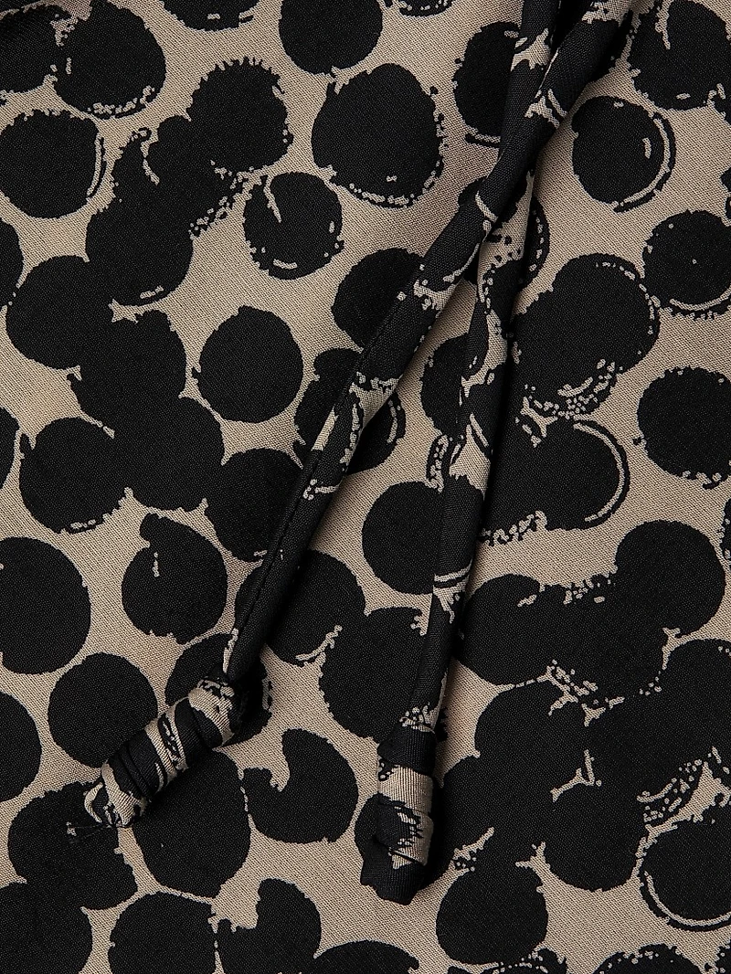 Bonitai Animal Print Blouse