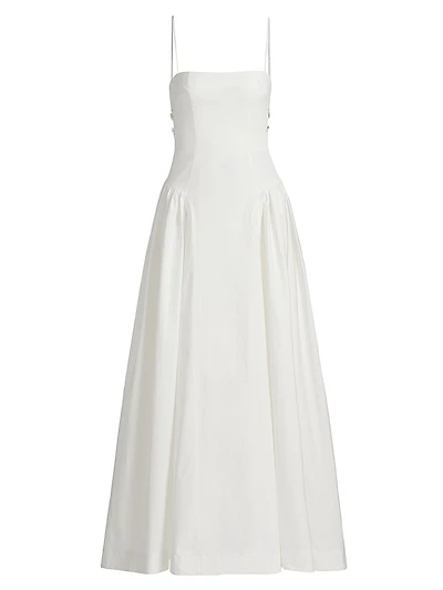 Aliza Poplin Maxi Dress