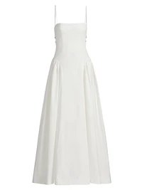 Aliza Poplin Maxi Dress