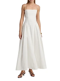 Aliza Poplin Maxi Dress