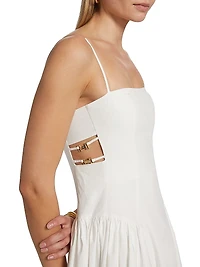 Aliza Poplin Maxi Dress