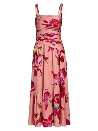Daniella Printed Midi-Dress