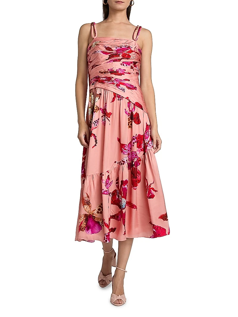 Daniella Printed Midi-Dress