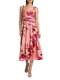 Daniella Printed Midi-Dress