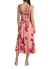 Daniella Printed Midi-Dress