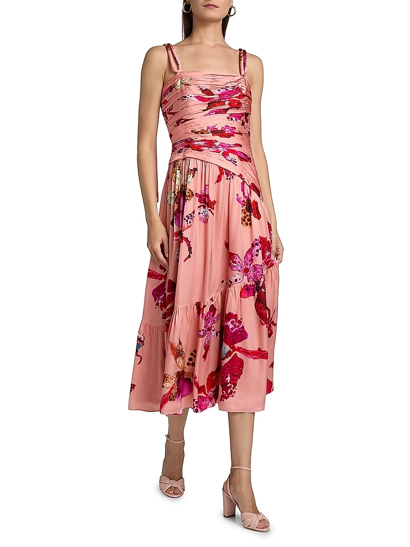Daniella Printed Midi-Dress