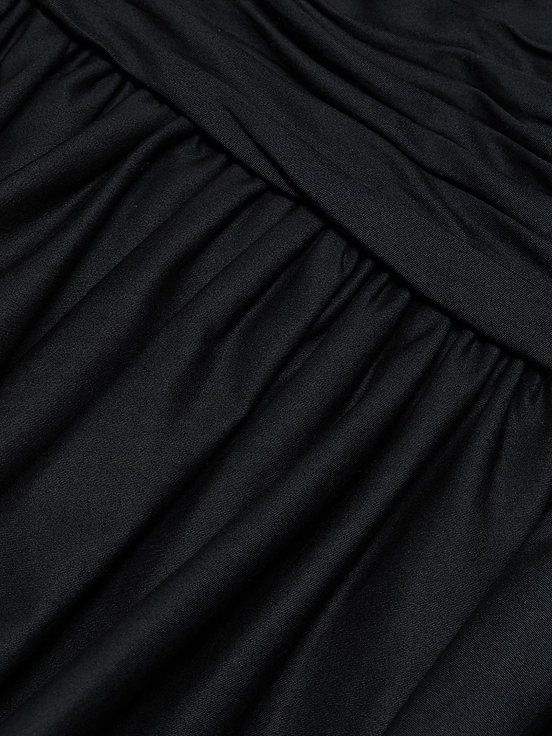 Alexa Lace-Trimmed Bubble Minidress